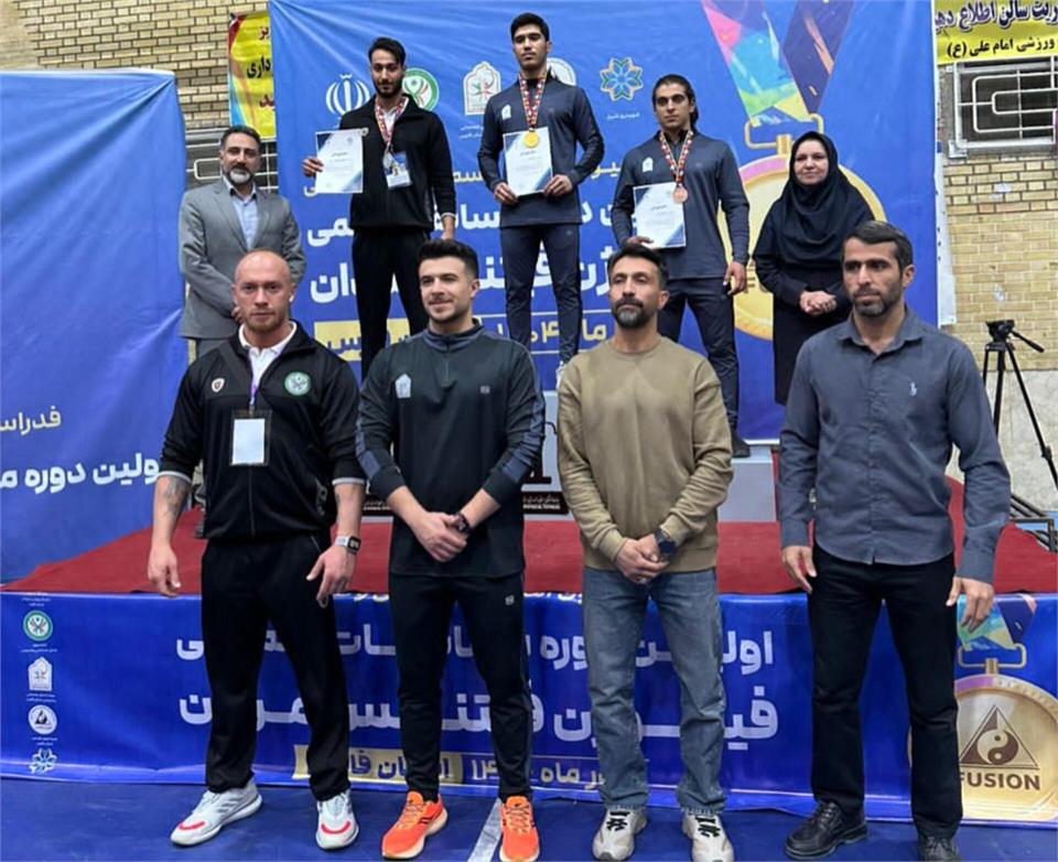 کسب مقام دوم توسط سینا محمدزاده در نخستین دوره مسابقات قهرمانی کشور فیوژن فیتنس آقایان